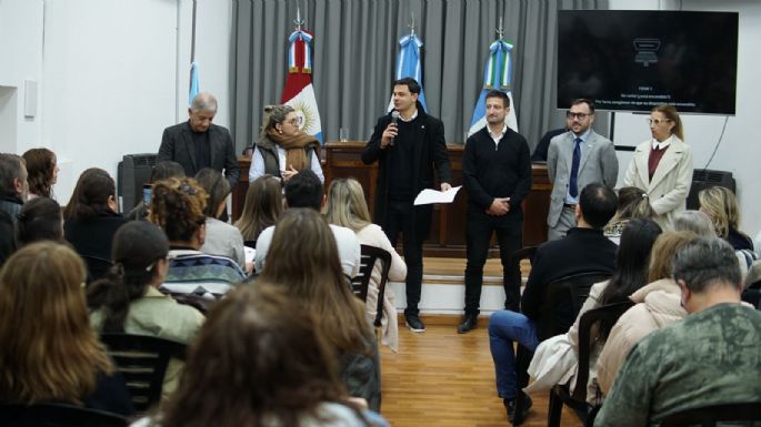 Con el abuelo de Lucio y el padre de Emiliano Mesa se habló de violencia contra los niños