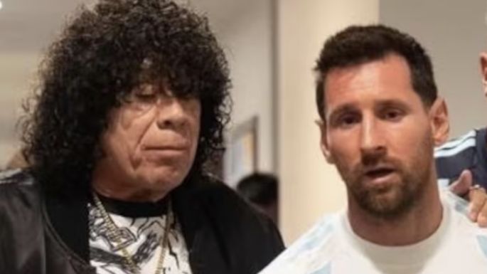 Lionel Messi y La Mona Jiménez, otra vez juntos