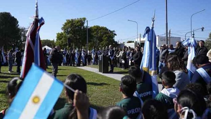 Un acto en celeste y blanco que revive el pensamiento del prócer