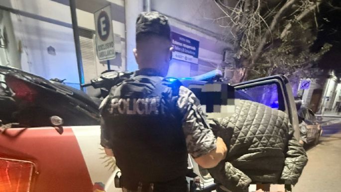 En un control en la calle, supieron que había orden de detención por amenazas