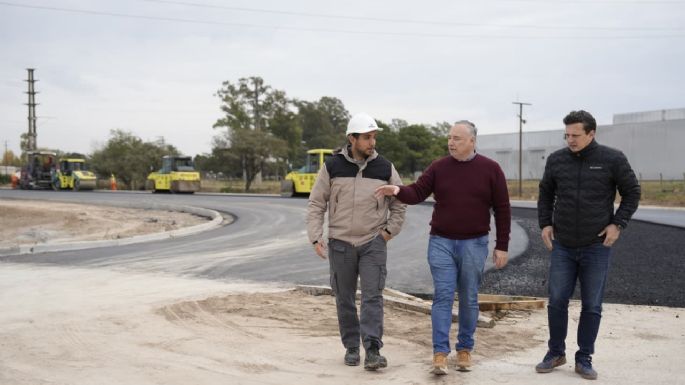 Comenzó la pavimentación de la nueva autovía de ingreso a Villa María
