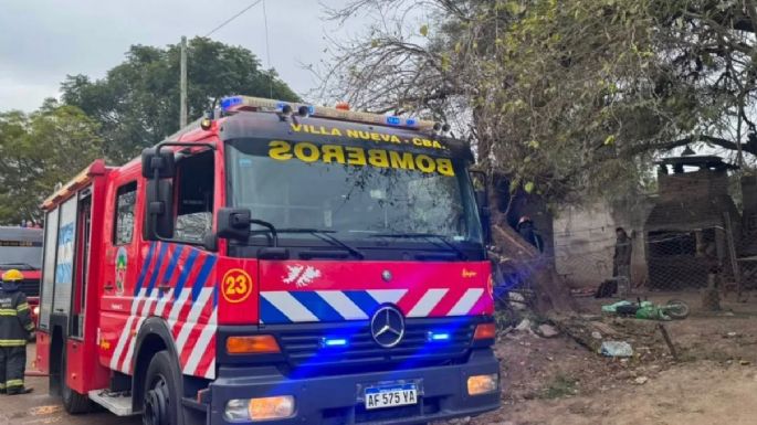 Un vecino fue hospitalizado tras un incendio