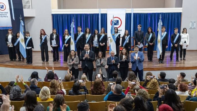 La UNVM presentó a sus nuevos abanderados y escoltas para el período 2026-2027