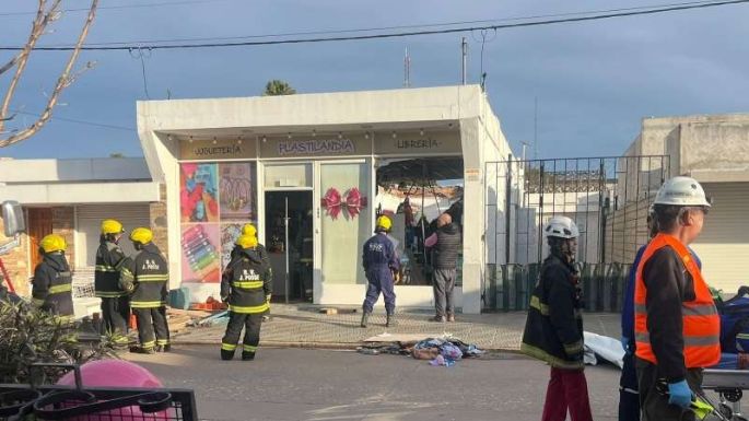 Se derrumbó el techo de un comercio y murió una persona