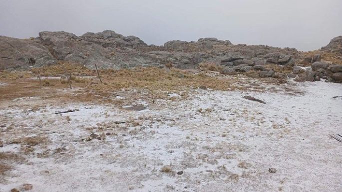 Volvió la nieve en el Parador El Cóndor