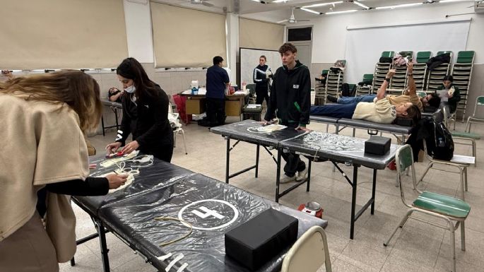 En el Manuel Belgrano se donó sangre en una jornada impulsada por adolescentes