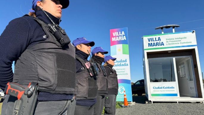 Instalan tótems de seguridad en cuatro accesos de Villa María