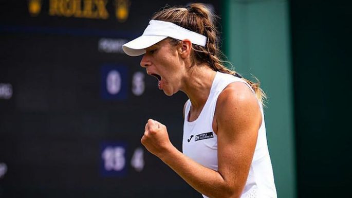 Solana  Sierra  avanzó a la segunda ronda