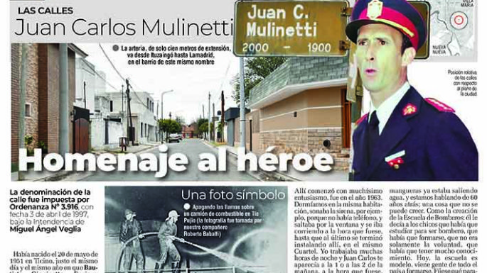 Homenaje al héroe
