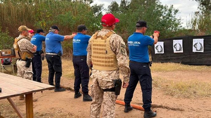Capacitaron en el uso de armas de letalidad reducida