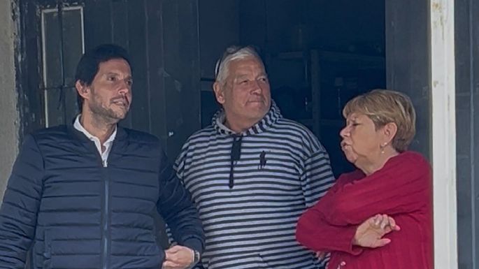 En jornada de limpieza, Tagni habló con vecinos del Sarmiento