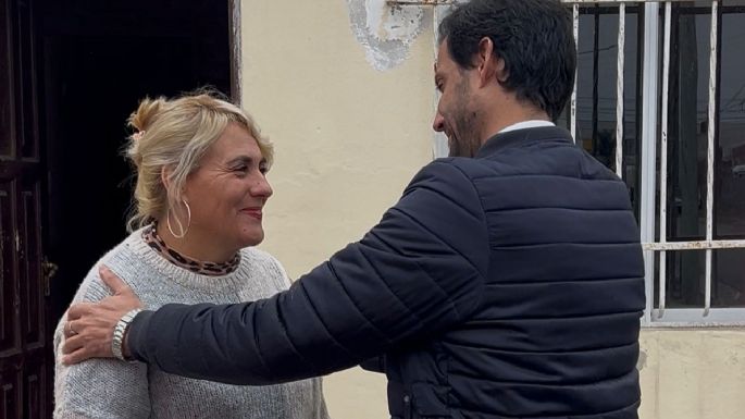 En jornada de limpieza, Tagni habló con vecinos del Sarmiento