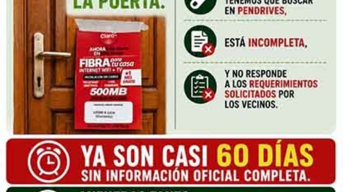 Reclaman más información