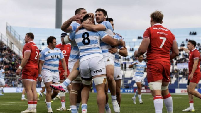 Los Pumas vencieron a Gales con Boris Wenger como titular por primera vez