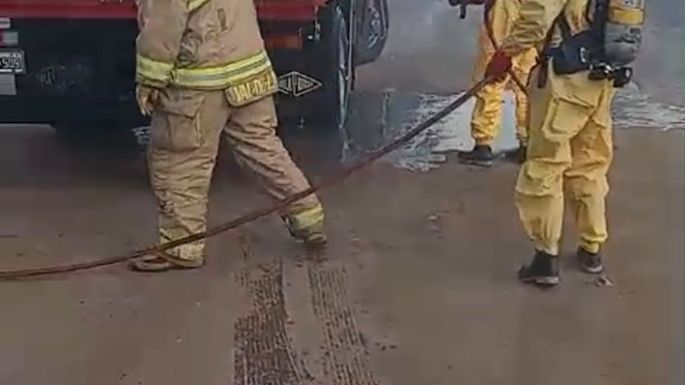 El camionero sí sufrió los efectos del derrame tóxico