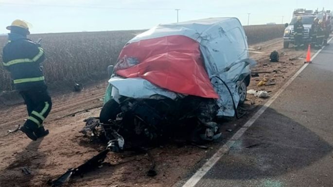 Otros dos muertos tras un choque frontal en la ruta 4