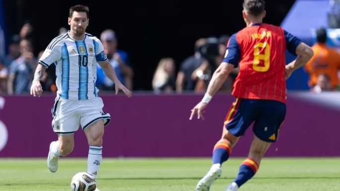 Argentina y España definen el partido en el tiempo extra