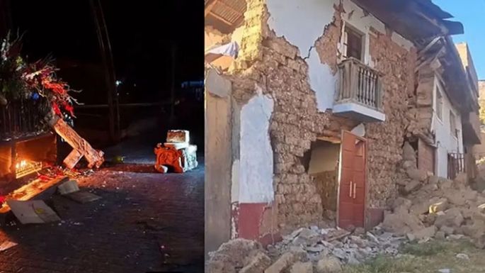 Sismos  en Perú y México