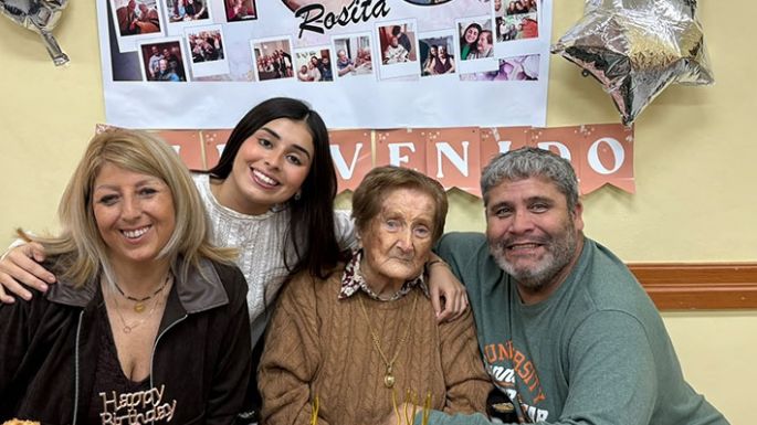 Llegó a los 105 años Rosa Santiano de Calderón