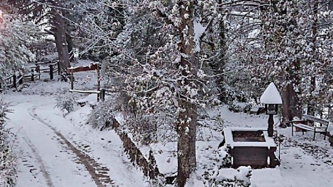 La ola polar trajo nieve a distintos puntos de Córdoba