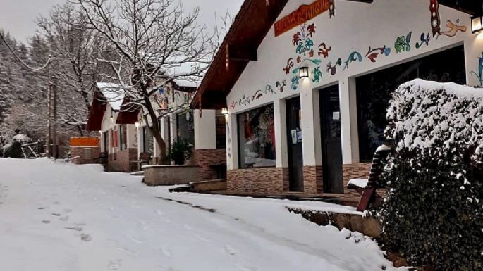 La ola polar trajo nieve a distintos puntos de Córdoba