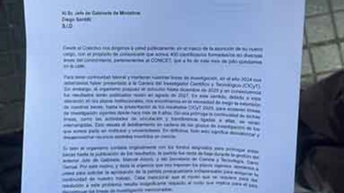 Becarios del Conicet piden solución