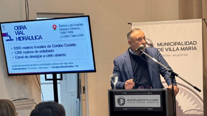 Presentaron Plan de Obras de Desagües Urbanos, con intervenciones "de gran impacto"