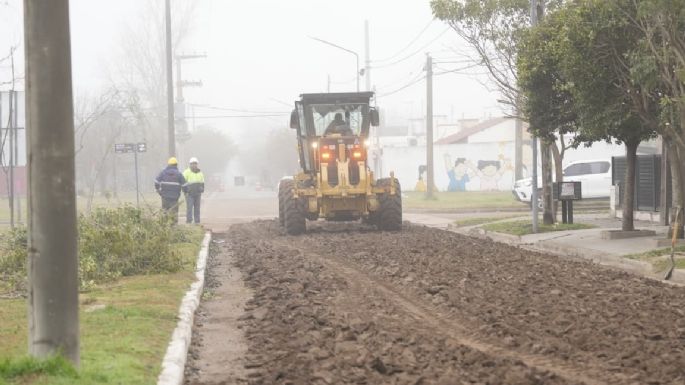 Comenzaron las tareas previas para pavimentar 14 cuadras en barrio Parque Norte