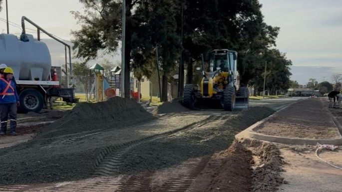 En qué sectores de Villa María se está pavimentando
