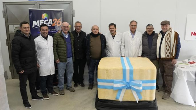 MECA: ya está listo el queso más grande de Latinoamérica
