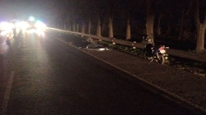 Un motociclista murió tras chocar con un camión sobre la ruta 158