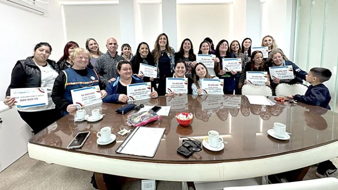 Aportes de $5 millones para las cooperadoras escolares