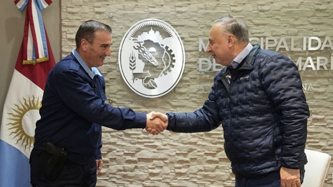 El intendente recibió al nuevo titular de la Policía