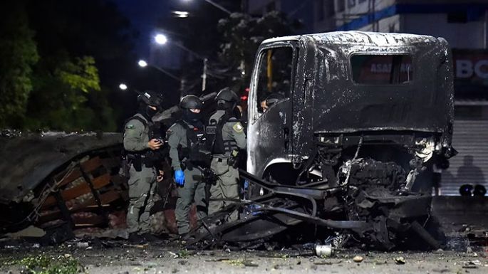 Al menos 11 heridos al explotar un camión bomba en Colombia