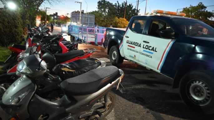 Retuvieron 36 motocicletas durante los controles de tránsito del fin de semana