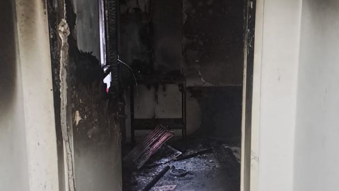 El hombre herido tras el incendio en un hotel quedó a disposición de la Fiscalía