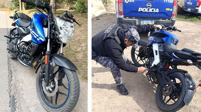 Menores aprehendidos por robar dos motos en Pasco