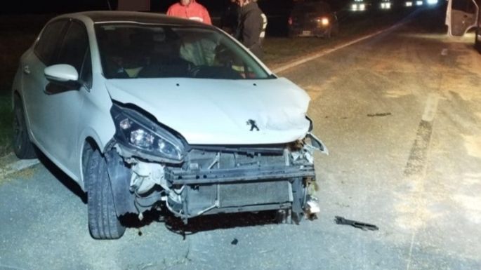 Derrame de maíz provocó un choque en la Autopista