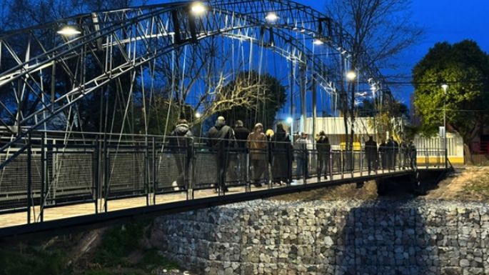 Pasarela que luce a nueva