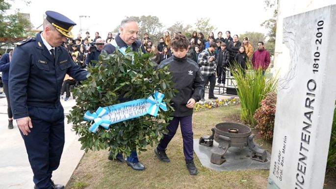 Las dos Villas le rindieron homenaje al Libertador