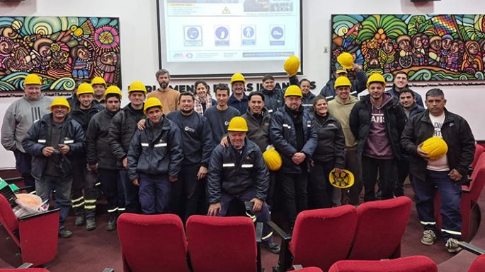 Operarios municipales se capacitaron en seguridad