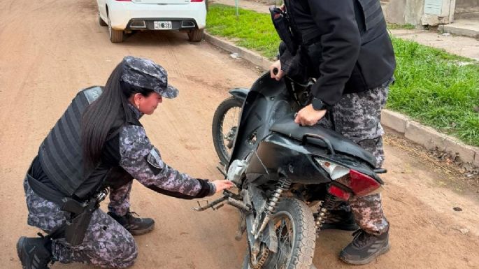 Secuestraron una moto con el cuadro adulterado