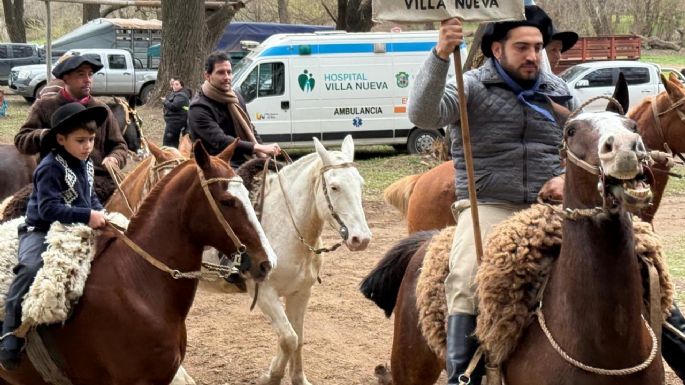 Villa Nueva homenajea a San Martín con una jornada de destrezas gauchas