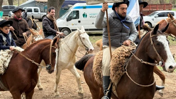 Villa Nueva homenajea a San Martín con una jornada de destrezas gauchas
