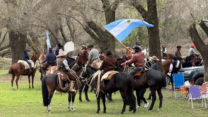 Villa Nueva homenajea a San Martín con una jornada de destrezas gauchas