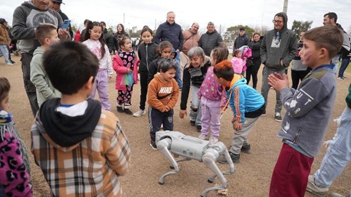 Hubo festejo en Argentino