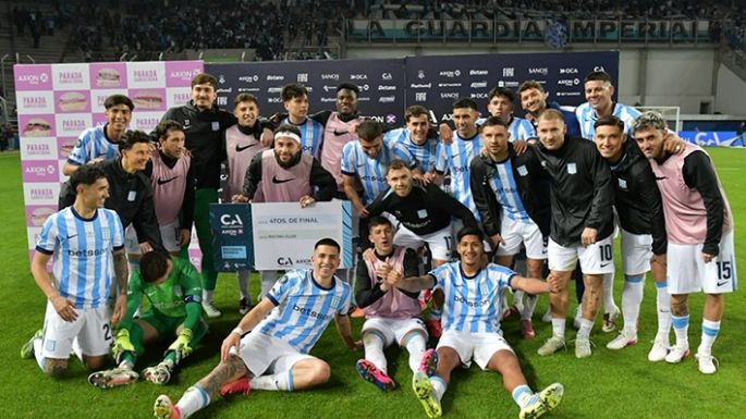 Racing le ganó a Belgrano 1-0 y ahora enfrentará al vencedor de Boca-Vélez