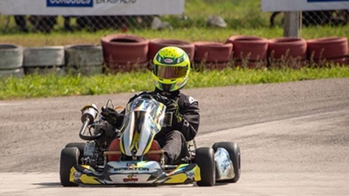 Cinco triunfos en karting y motocross