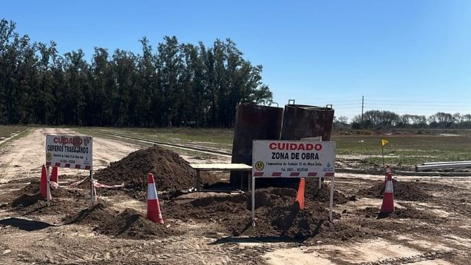 Avanza la obra de cloacas que permitirá sumar 65 lotes al PILT