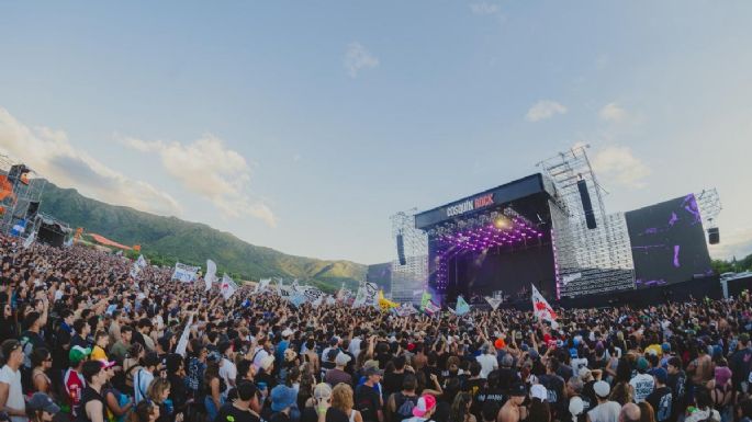 Q´Lokura en el Cosquin Rock por primera vez